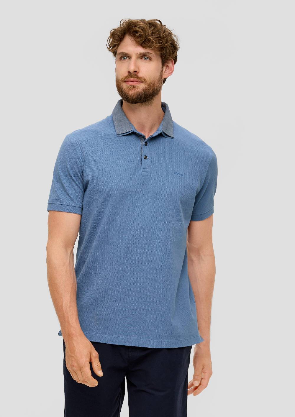 S.Oliver Poloshirt Aus Baumwolle Mit Logo-Stickerei