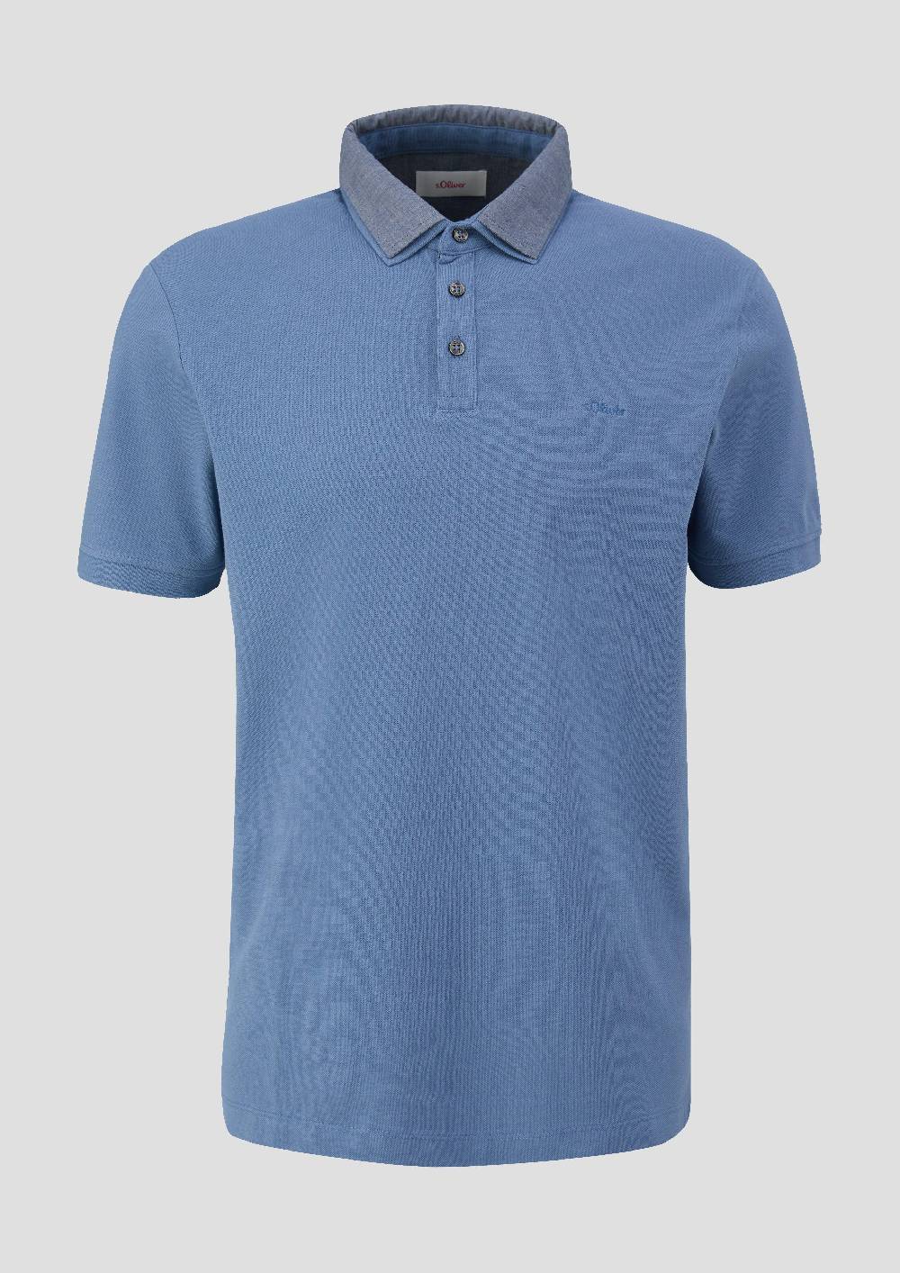 S.Oliver Poloshirt Aus Baumwolle Mit Logo-Stickerei
