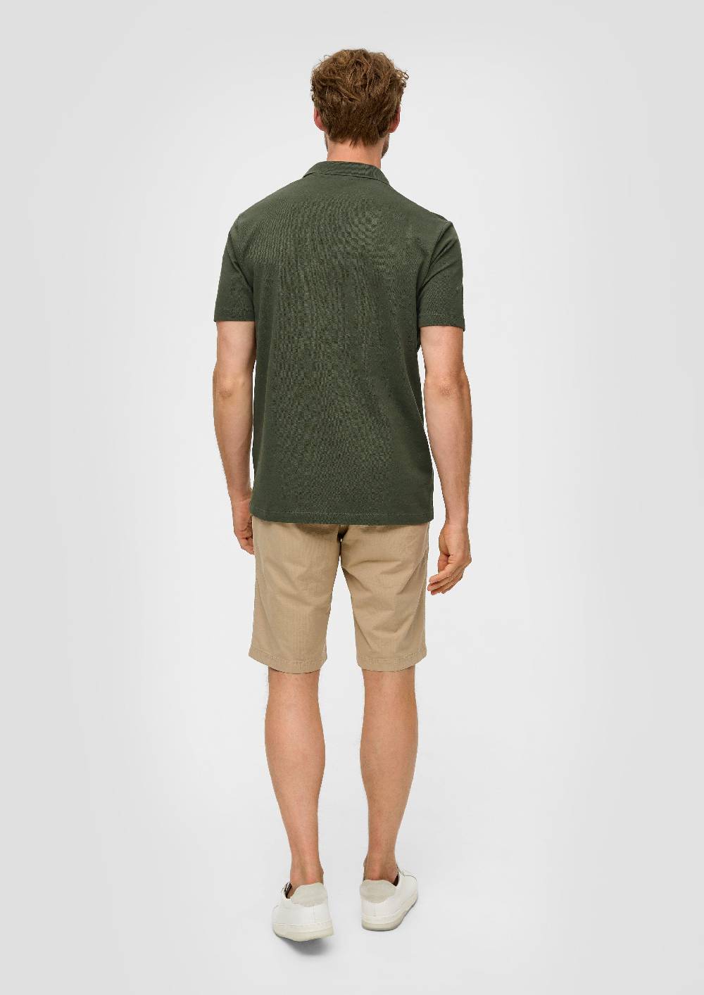 S.Oliver Poloshirt Aus Baumwolle Mit Offenem Kragen