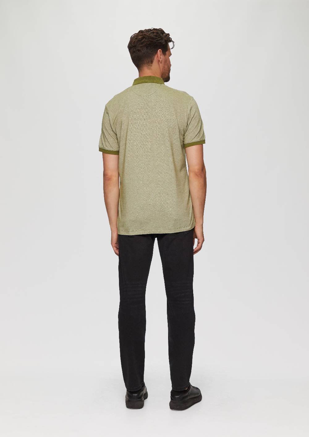 S.Oliver Poloshirt Aus Baumwollpiqué Mit Kontrast-Details