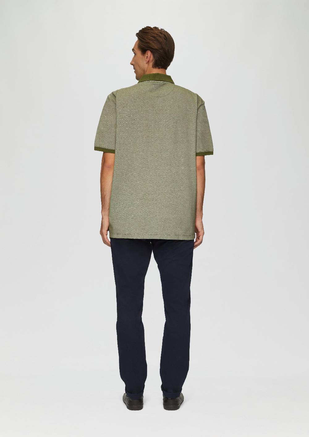 S.Oliver Poloshirt Aus Baumwollpiqué Mit Kontrast-Details