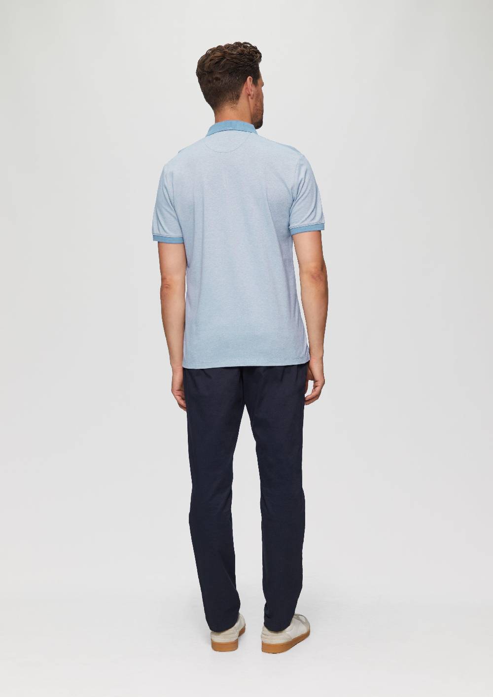 S.Oliver Poloshirt Aus Baumwollpiqué Mit Kontrast-Details