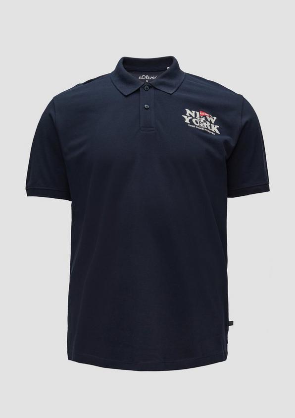 s.Oliver Poloshirt aus Baumwollpiqué mit Peanuts®-Motiv