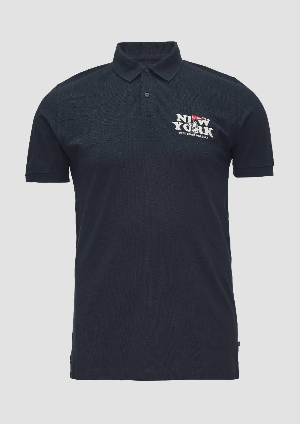S.Oliver Poloshirt Aus Baumwollpiqué Mit Peanuts®-Motiv