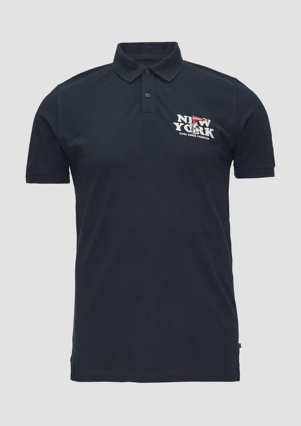 s.Oliver Poloshirt aus Baumwollpiqué mit Peanuts®-Motiv