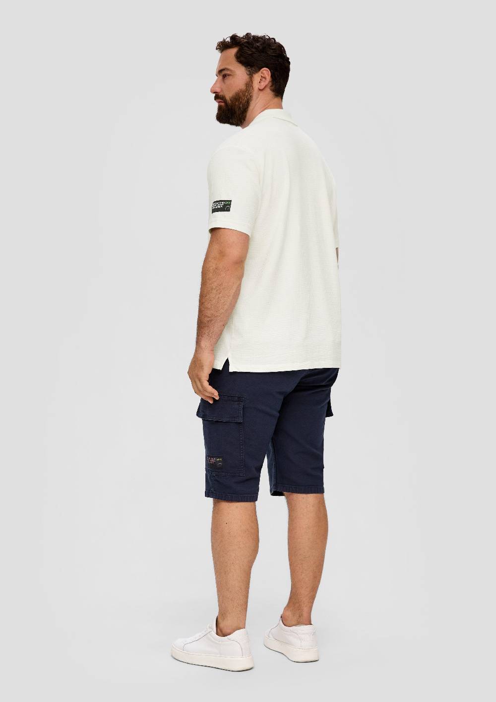 S.Oliver Poloshirt Aus Baumwollstretch Mit Applikation