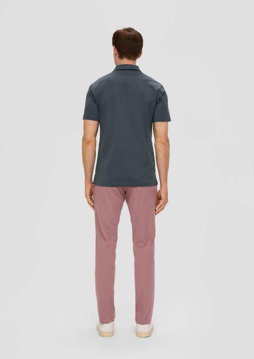 S.Oliver Poloshirt Aus Jersey Mit Seitlich Geschlitztem Saum