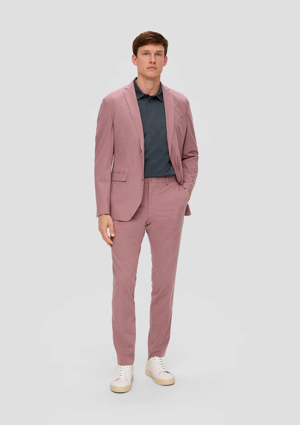 S.Oliver Poloshirt Aus Jersey Mit Seitlich Geschlitztem Saum