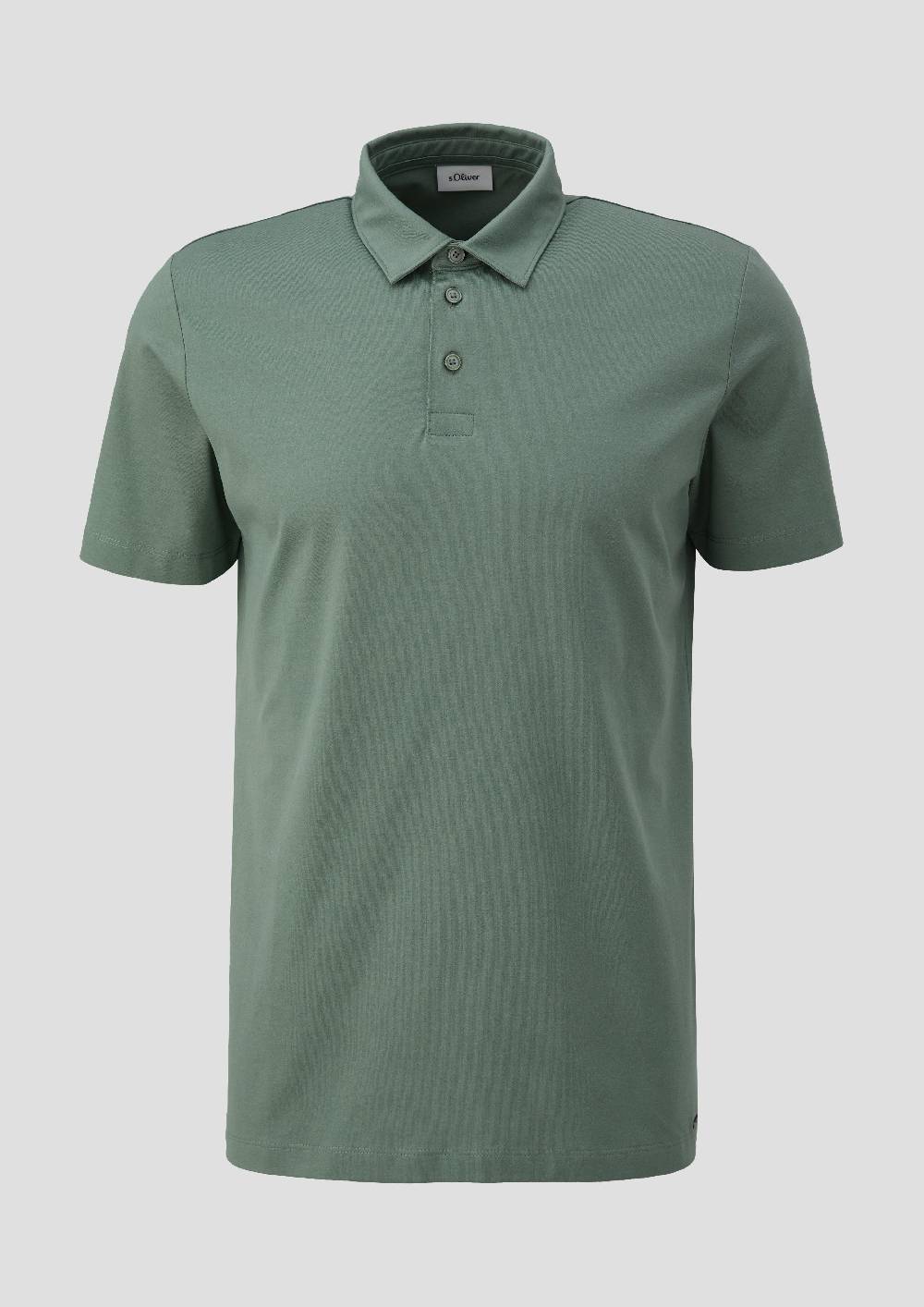 S.Oliver Poloshirt Aus Jersey Mit Seitlich Geschlitztem Saum
