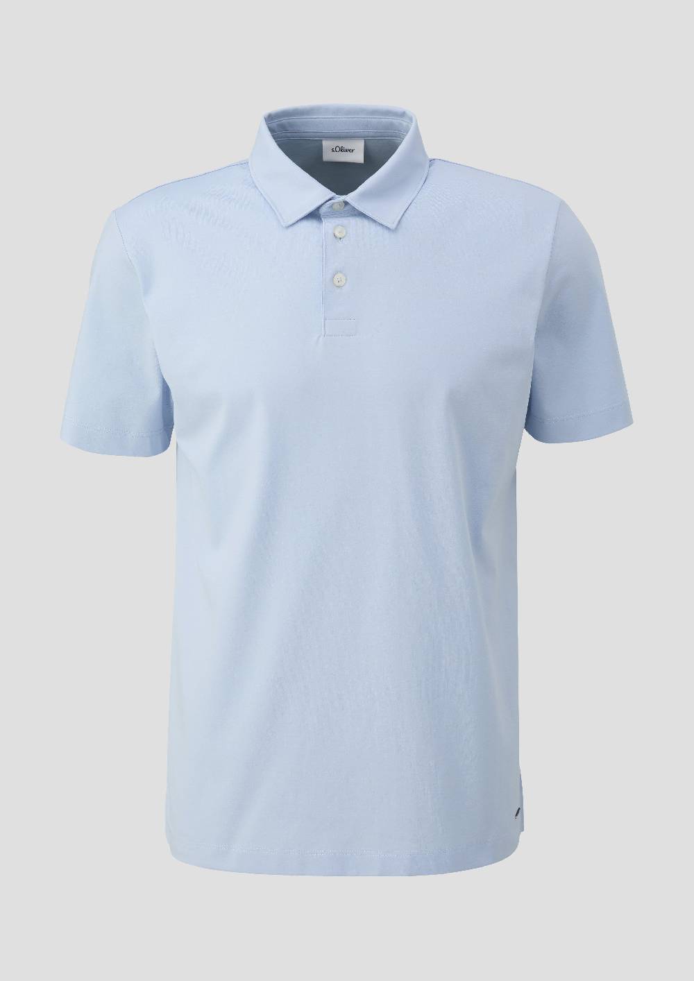 S.Oliver Poloshirt Aus Jersey Mit Seitlich Geschlitztem Saum