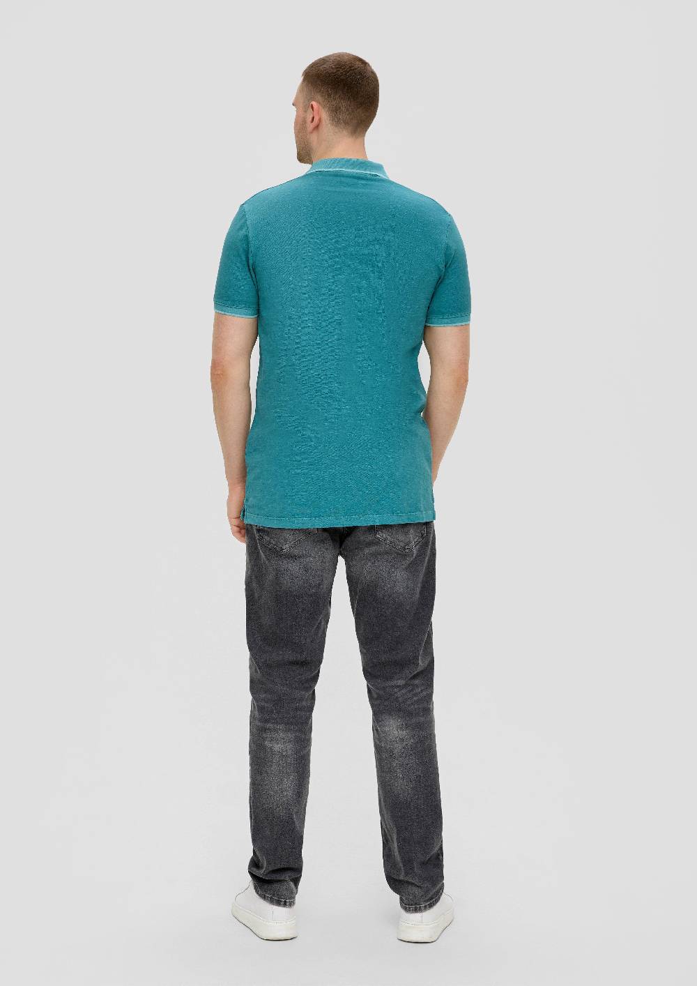 S.Oliver Poloshirt Mit Piquêstruktur Und Logo-Print