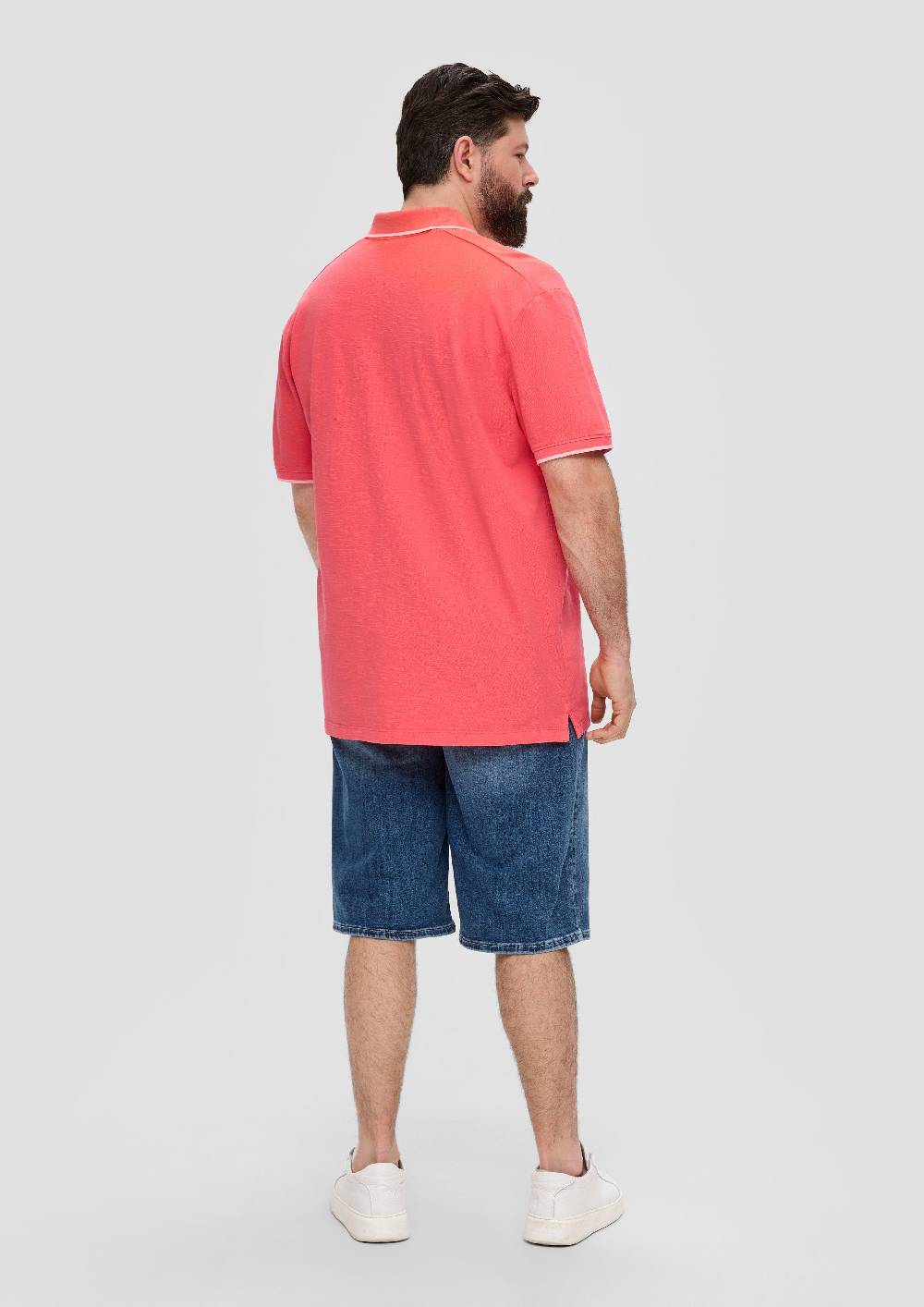 S.Oliver Poloshirt Mit Piquêstruktur Und Logo-Print