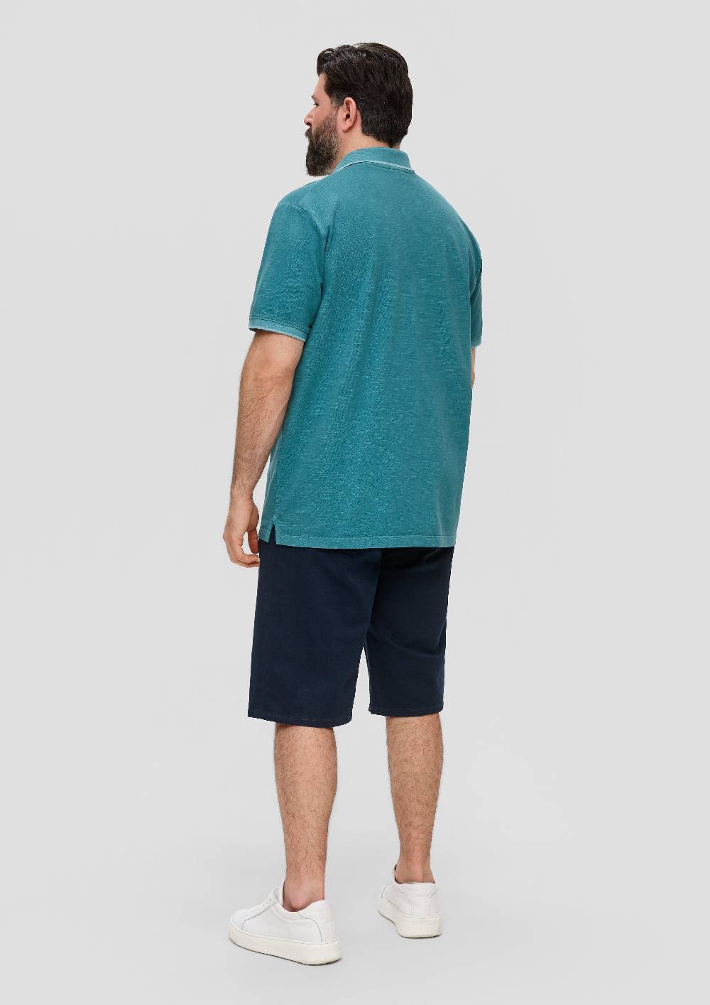 S.Oliver Poloshirt Mit Piquêstruktur Und Logo-Print
