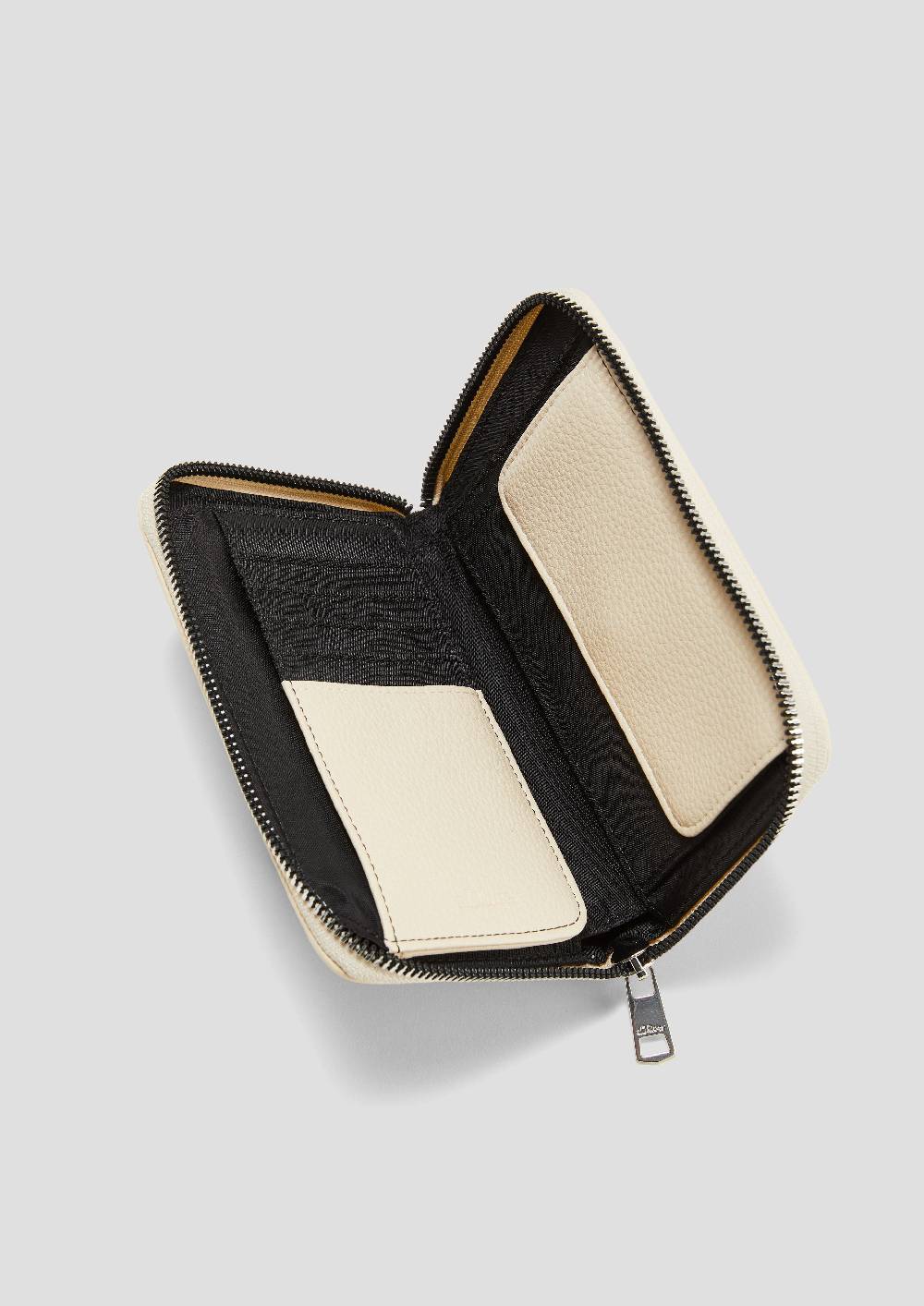 S.Oliver Portemonnaie In Leder-Optik Mit Logo-Detail