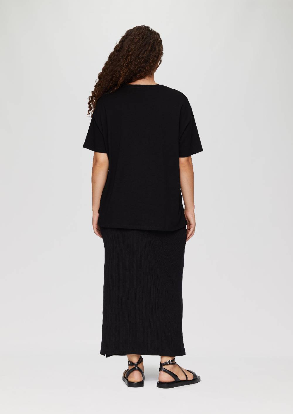 S.Oliver Print-T-Shirt Mit überschnittenen Schultern