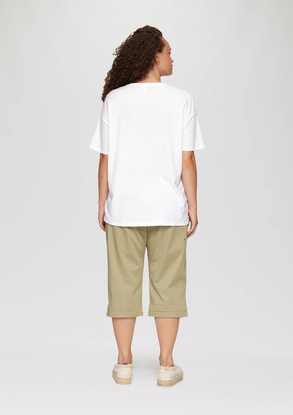 S.Oliver Print-T-Shirt Mit überschnittenen Schultern