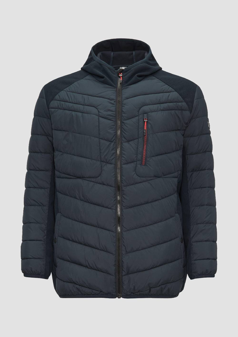 S.Oliver Pufferjacke Aus Softshell Mit Kontrast-Details