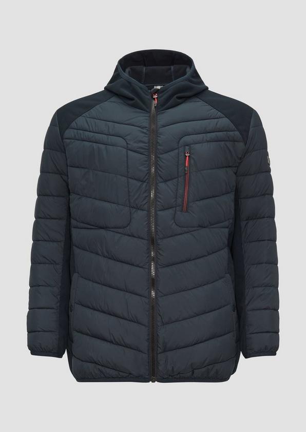 s.Oliver Pufferjacke aus Softshell mit Kontrast-Details