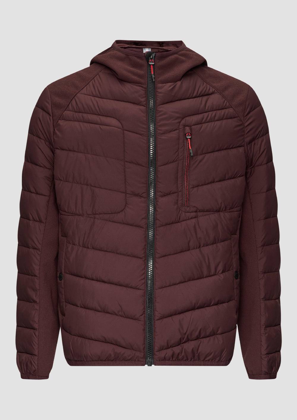 S.Oliver Pufferjacke Im Fabricmix Mit Kontrast-Details