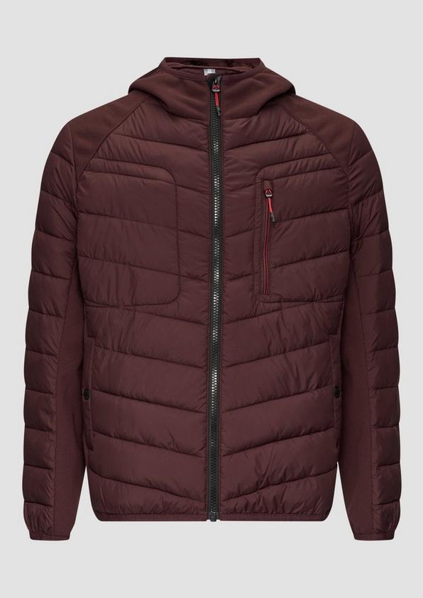 s.Oliver Pufferjacke im Fabricmix mit Kontrast-Details
