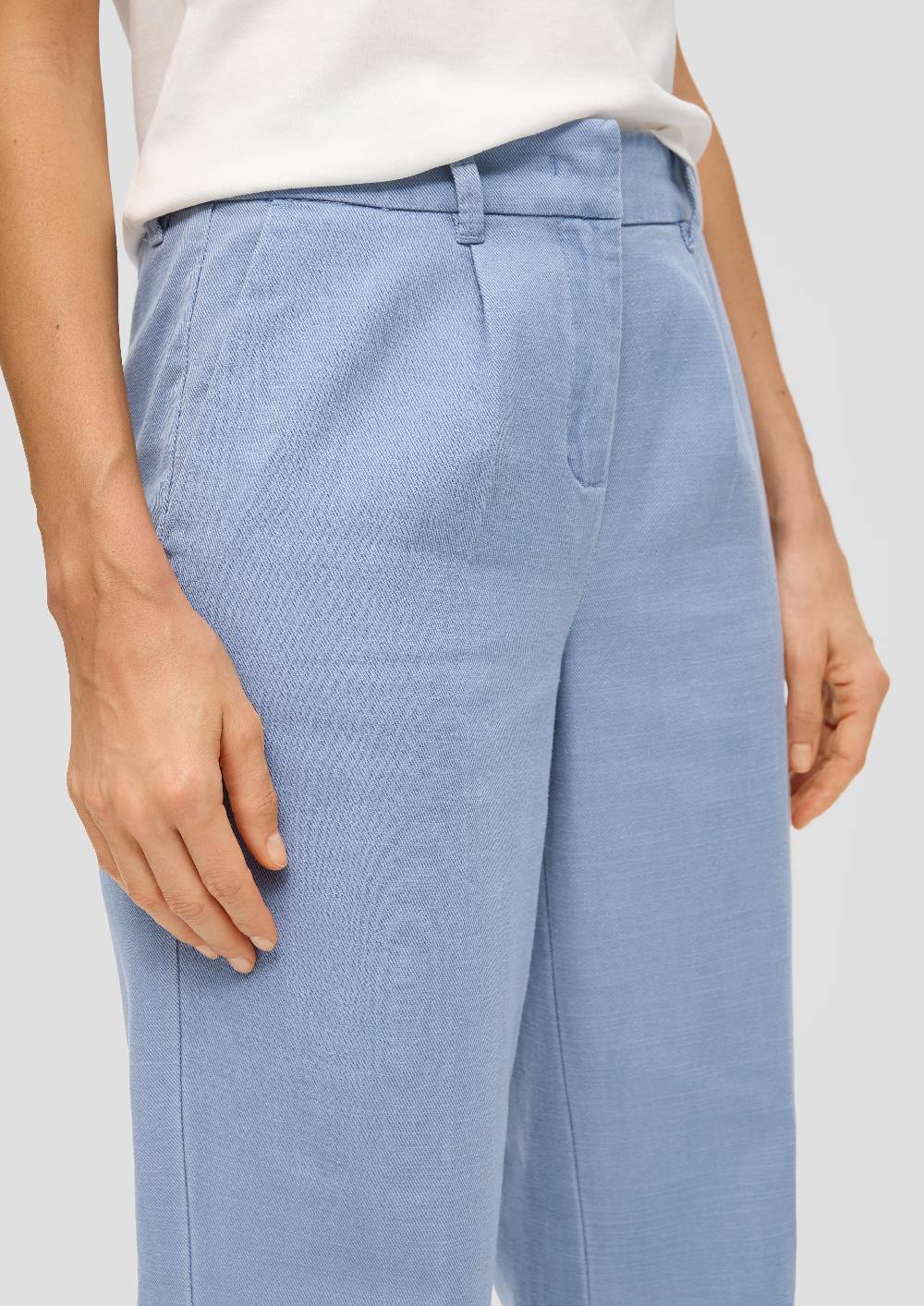 S.Oliver Regular: Businesshose Aus Baumwoll-Lyocell-Mix