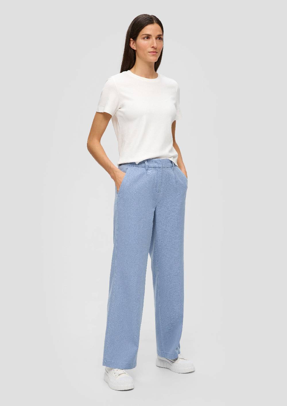 S.Oliver Regular: Businesshose Aus Baumwoll-Lyocell-Mix