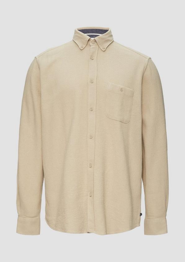 s.Oliver Regular Fit: Button-down-Hemd aus Strukturware