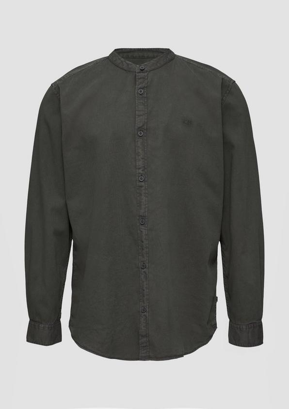 S.Oliver Regular Fit: Gewaschenes Hemd Mit Stickerei