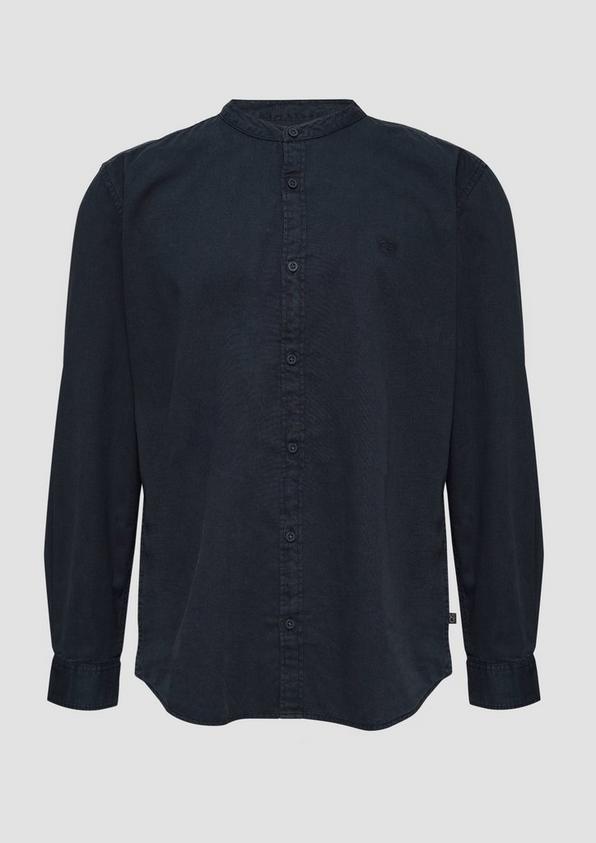 s.Oliver Regular Fit: Gewaschenes Hemd mit Stickerei