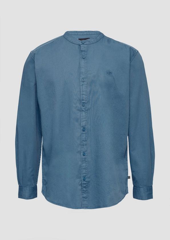 s.Oliver Regular Fit: Gewaschenes Hemd mit Stickerei