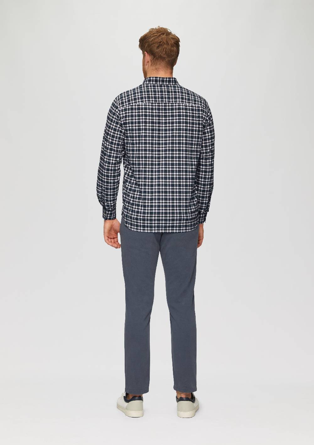 S.Oliver Regular Fit: Kariertes Hemd Mit Button-Down-Kragen