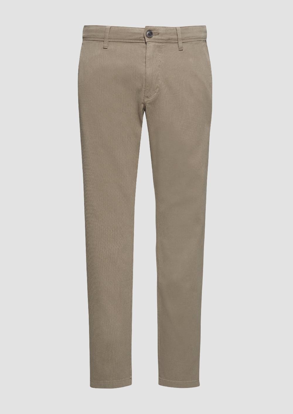 S.Oliver Regular Fit: Strukturierte Chino Aus Baumwollstretch