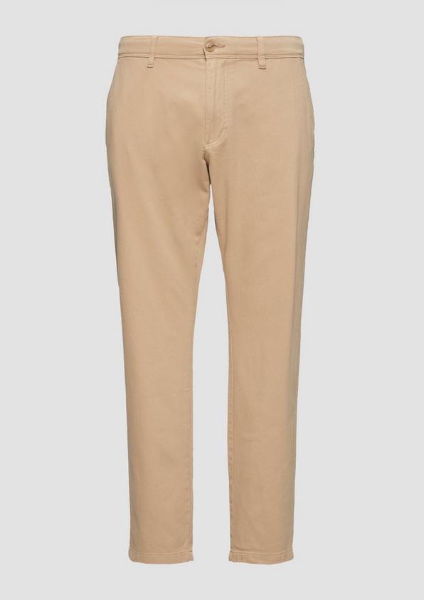 s.Oliver Regular Fit: Strukturierte Chino aus Baumwollstretch