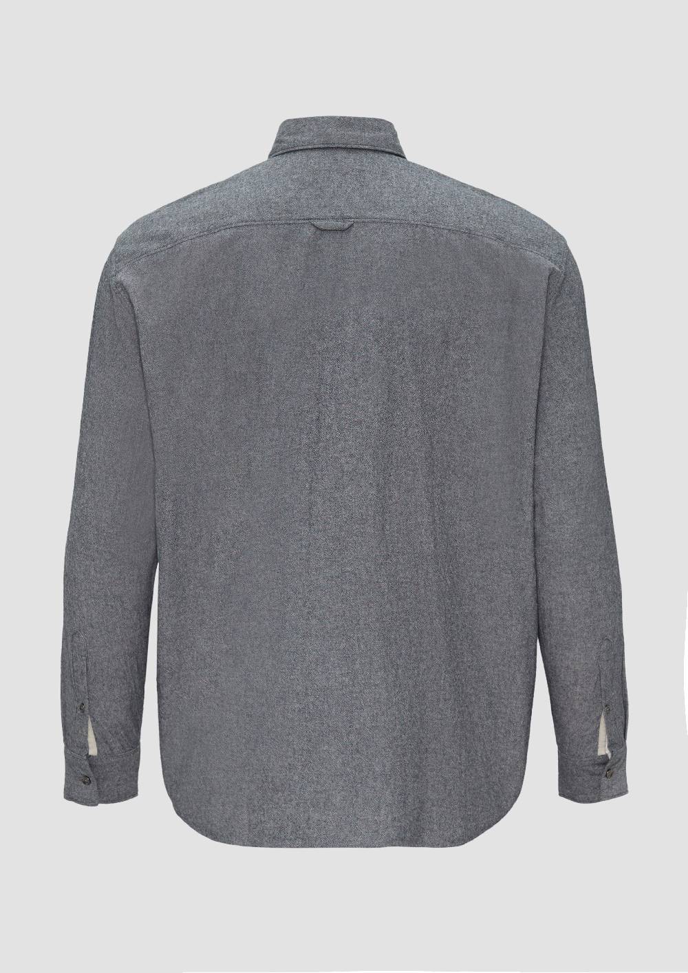 S.Oliver Regular Fit: Strukturiertes Hemd Mit Button-Down-Kragen