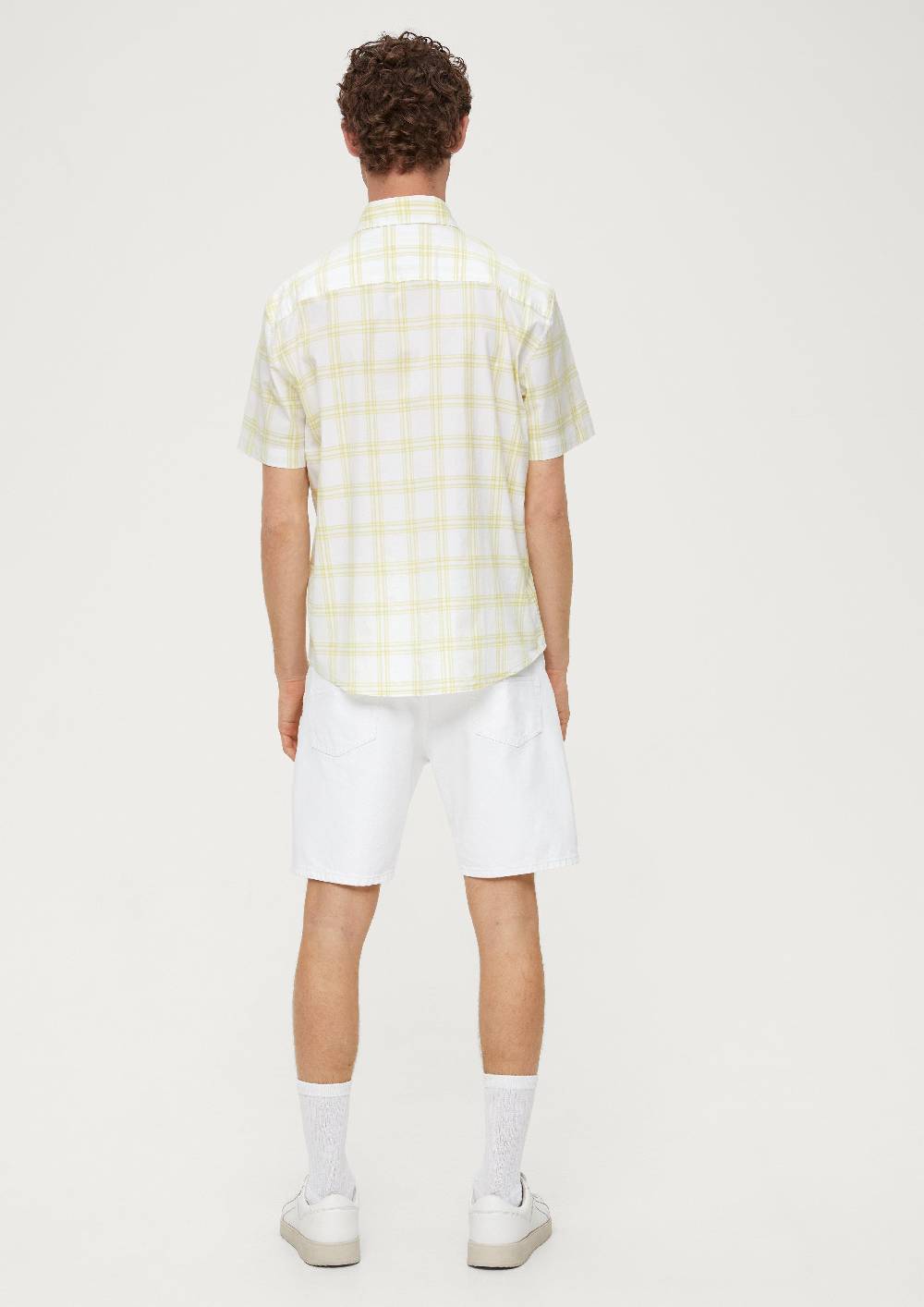 S.Oliver Regular: Kariertes Hemd Aus Baumwollstretch