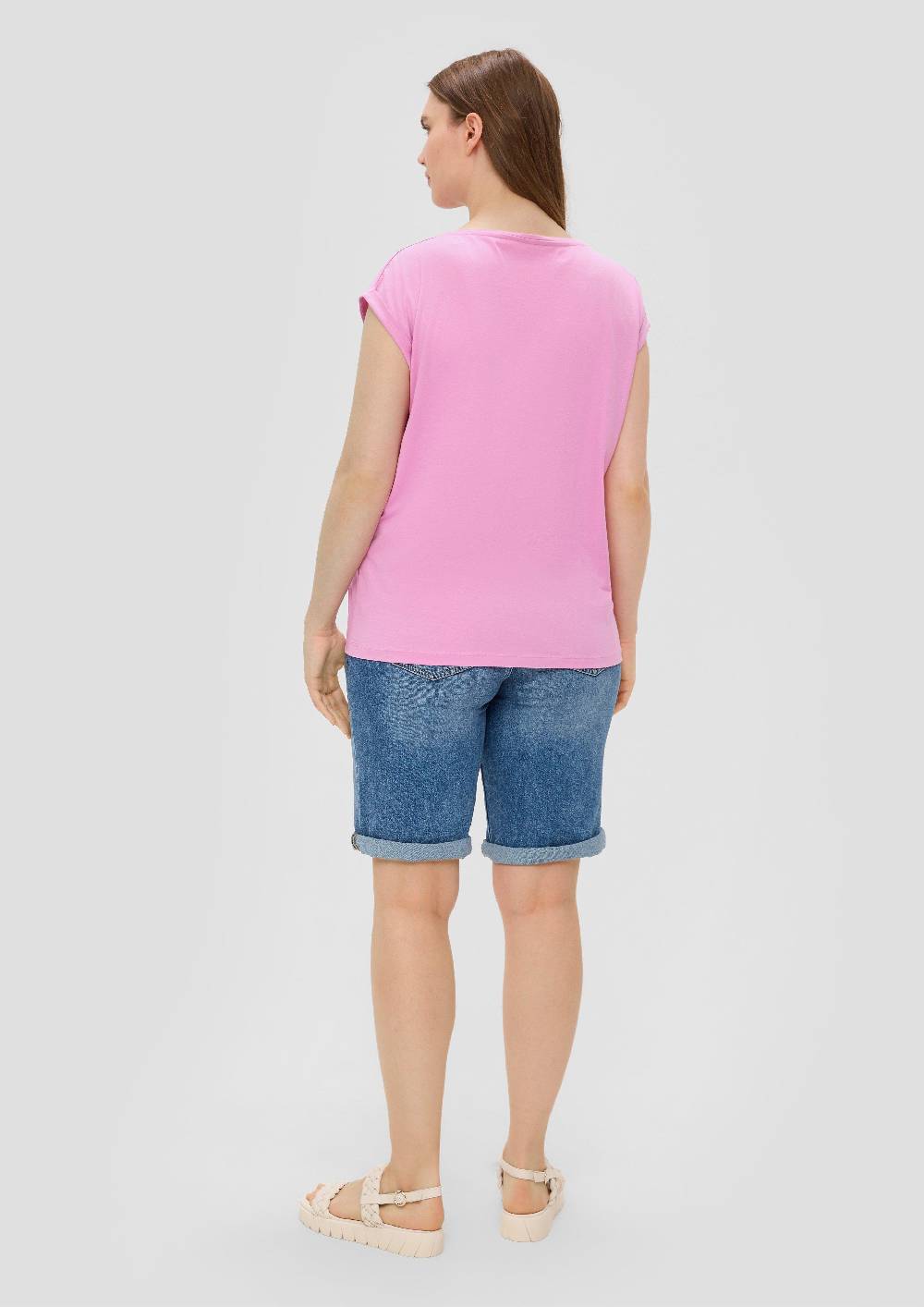 S.Oliver Relaxed-Fit-Shirt Aus Baumwolle Mit Frontprint