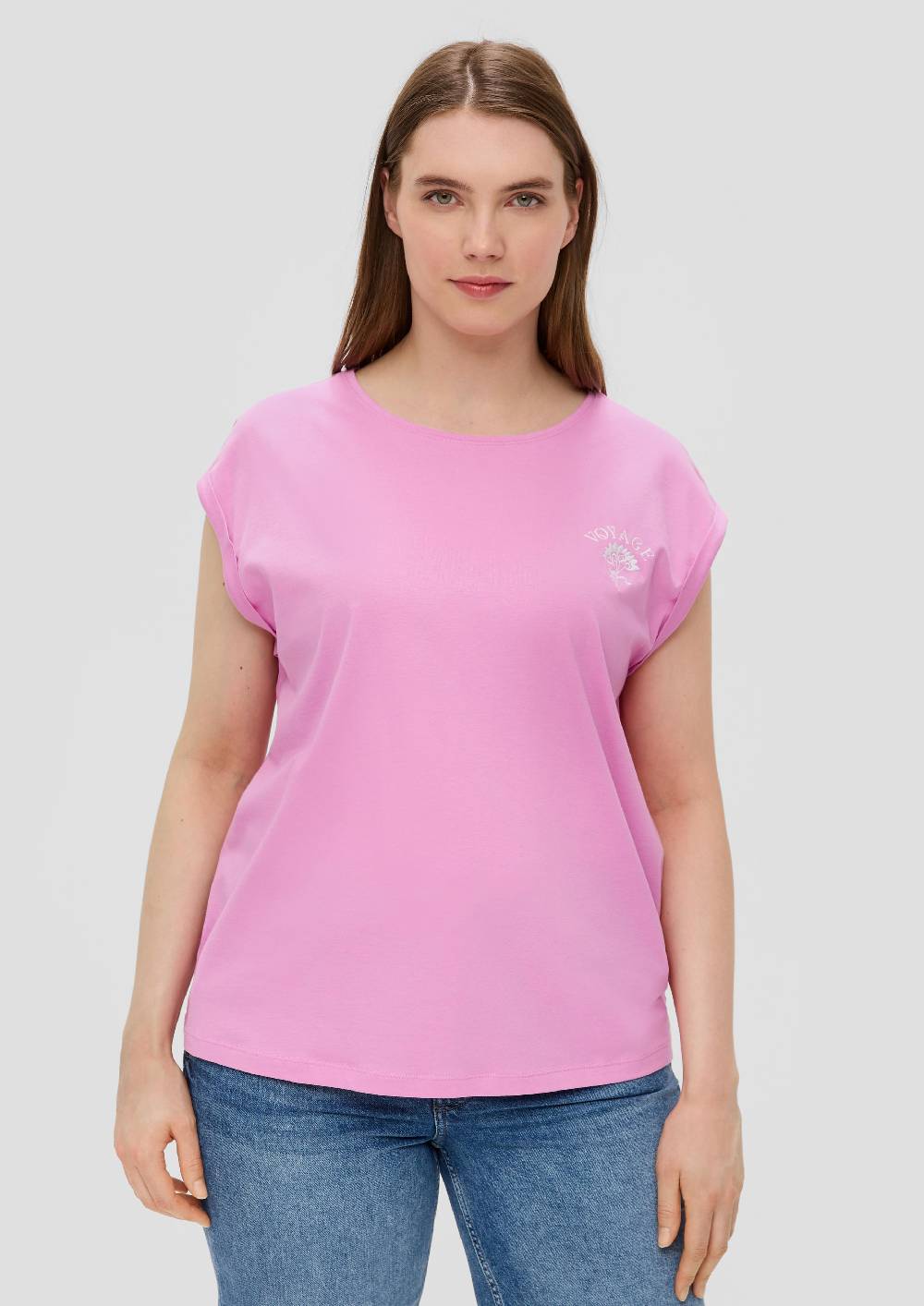 S.Oliver Relaxed-Fit-Shirt Aus Baumwolle Mit Frontprint