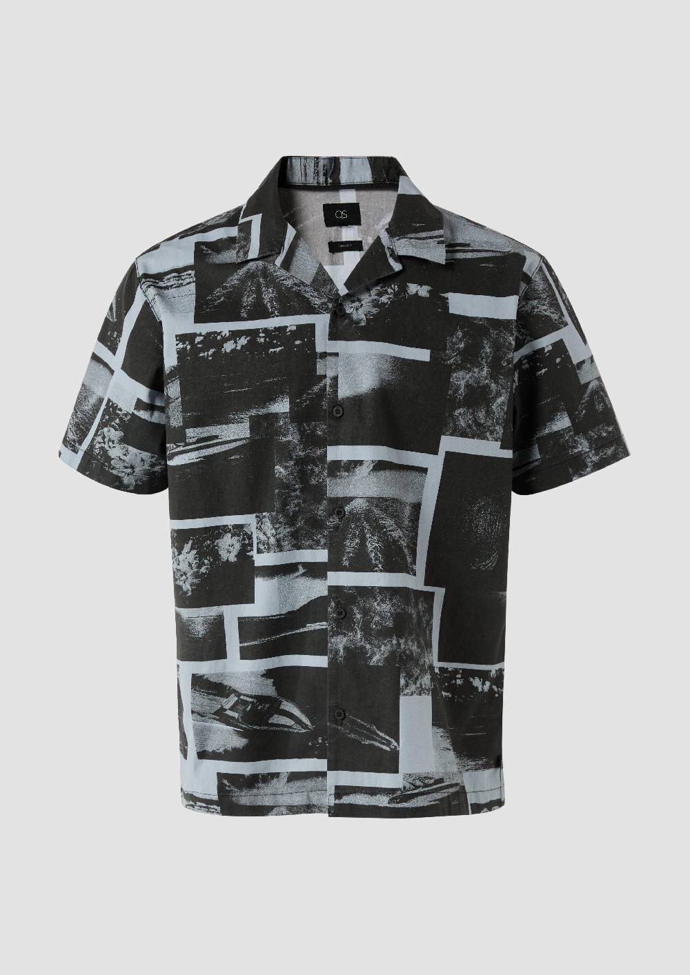 S.Oliver Resorthemd Aus Baumwolle Mit All-over-Print