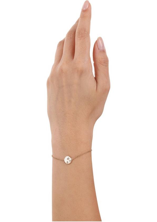 s.Oliver rosévergoldet Silber-Armband mit Stern-Motiv