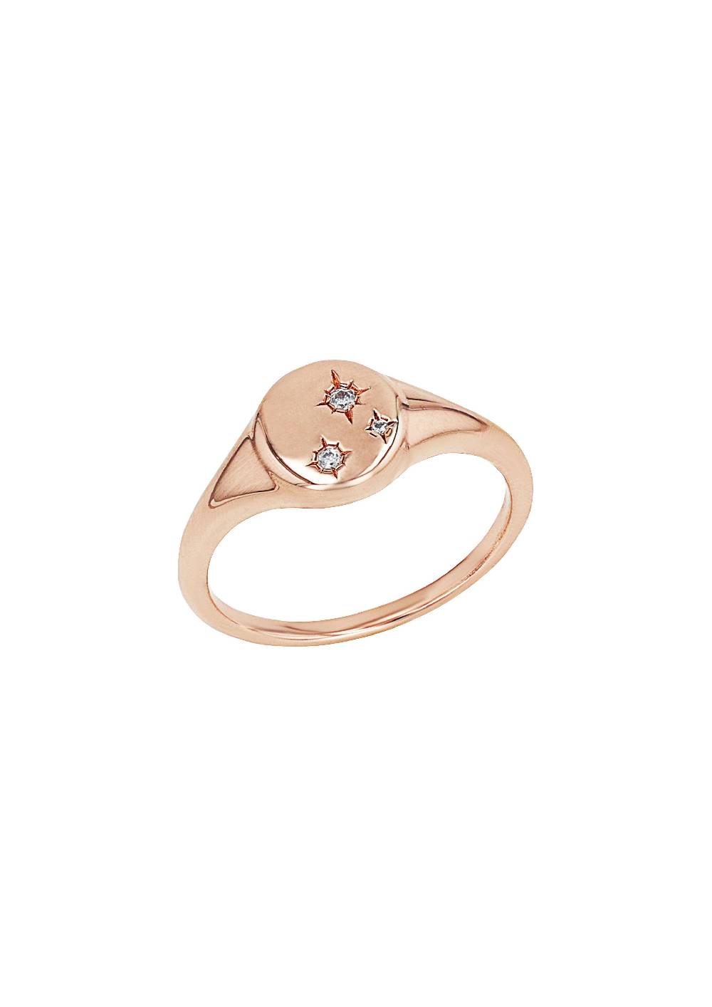 S.Oliver Rosévergoldeter Silber-Ring Mit Zirkonia-Steinen