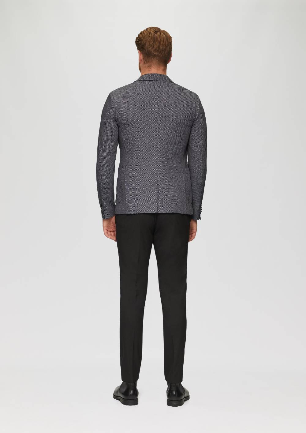 S.Oliver S.O JOGG: Anzugsakko Aus Piqué-Jersey In Zweifarbiger Optik