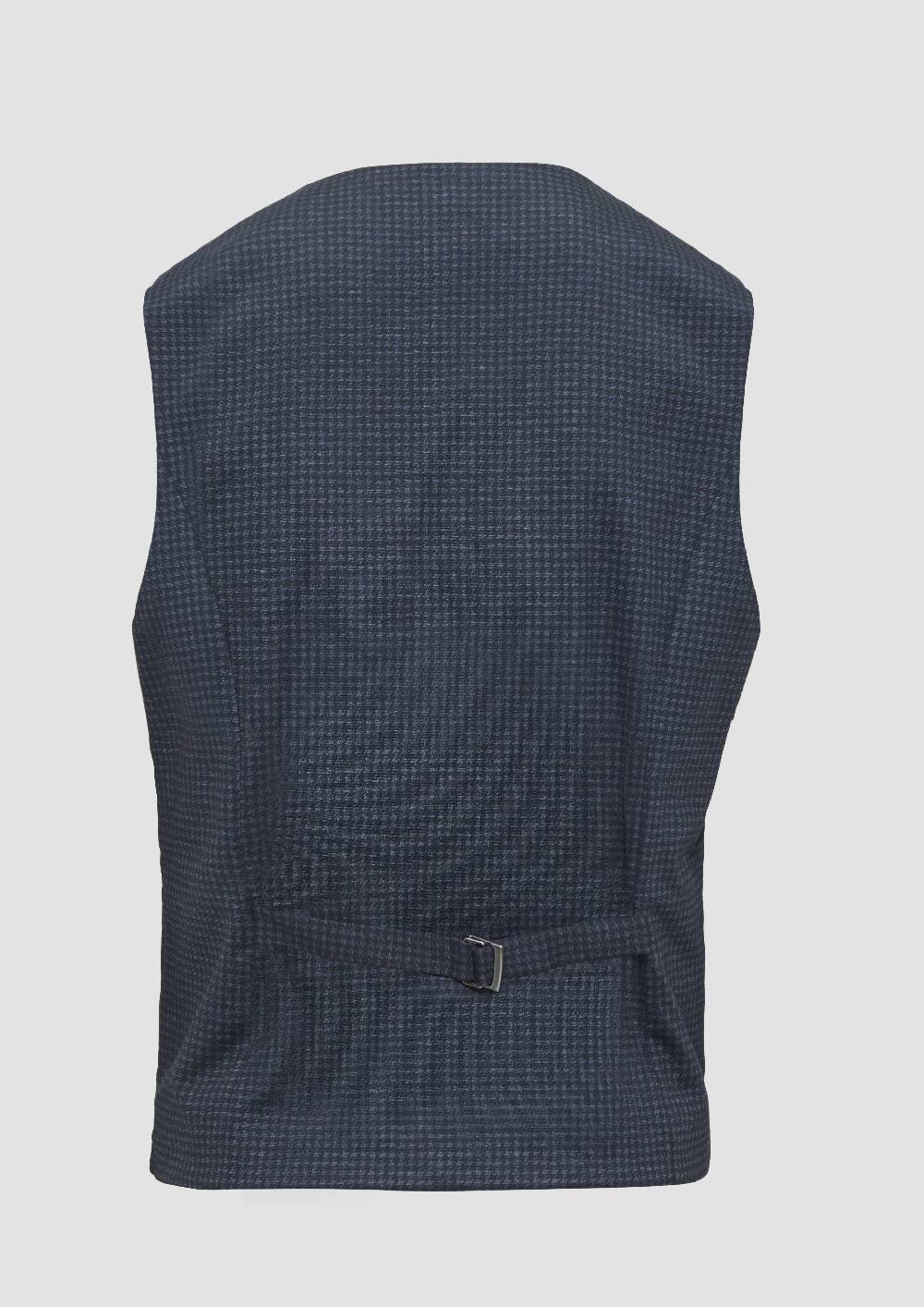 S.Oliver S.O Jogg: Anzugweste Mit Hahnentritt-Muster