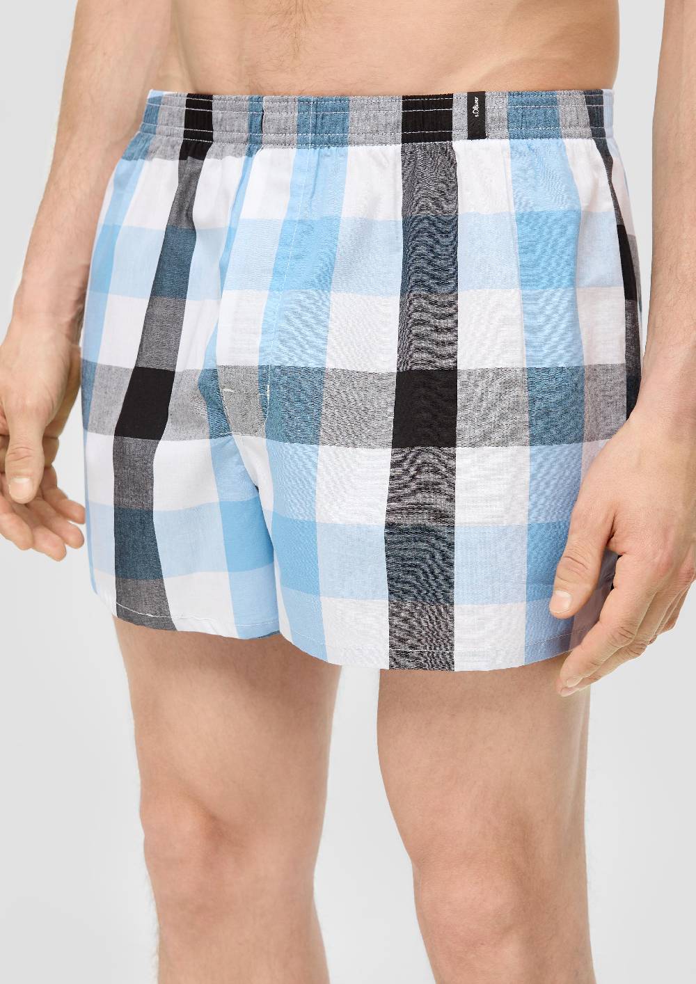 S.Oliver 2er-Pack Boxershorts Mit Karo-Muster