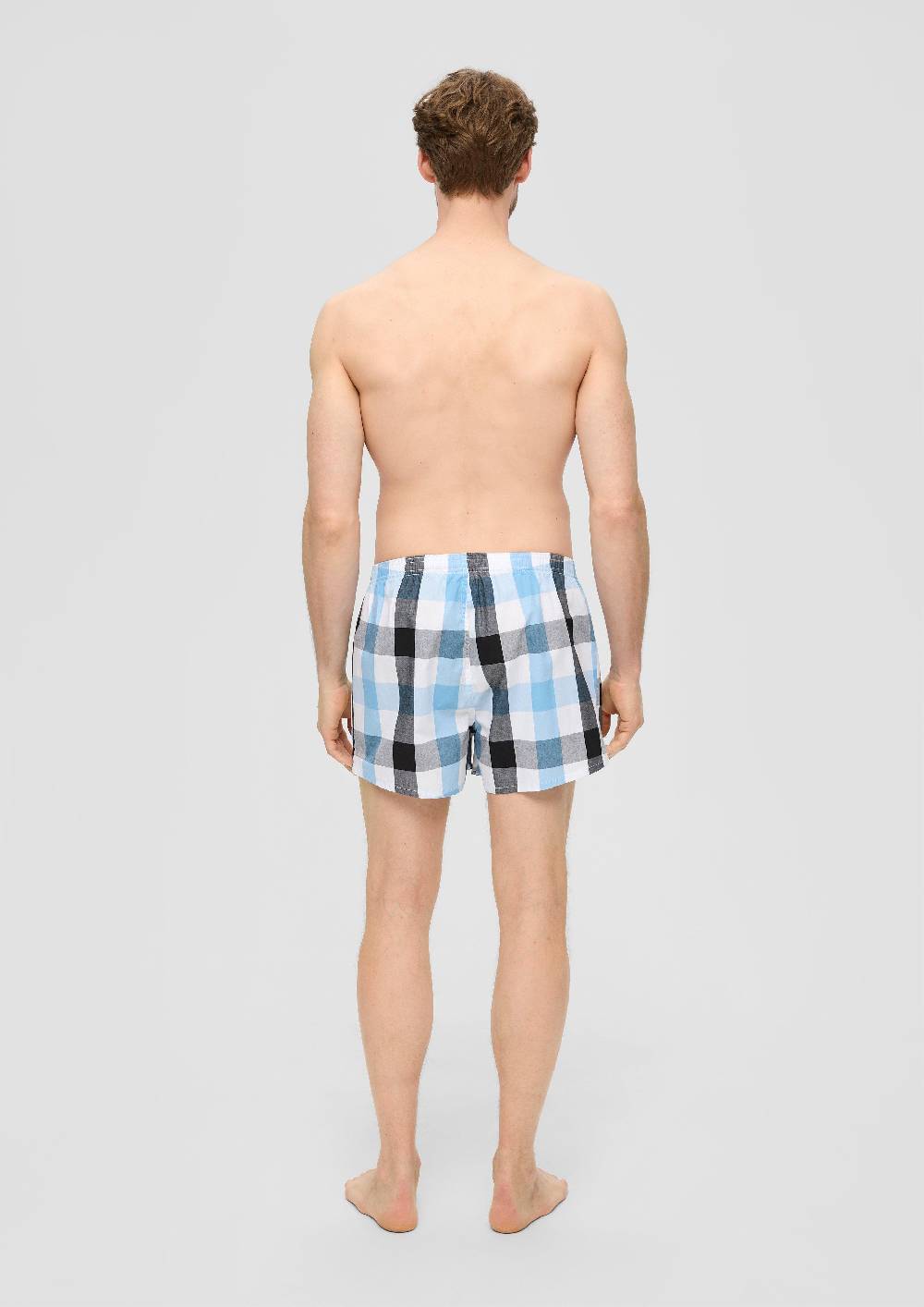 S.Oliver 2er-Pack Boxershorts Mit Karo-Muster