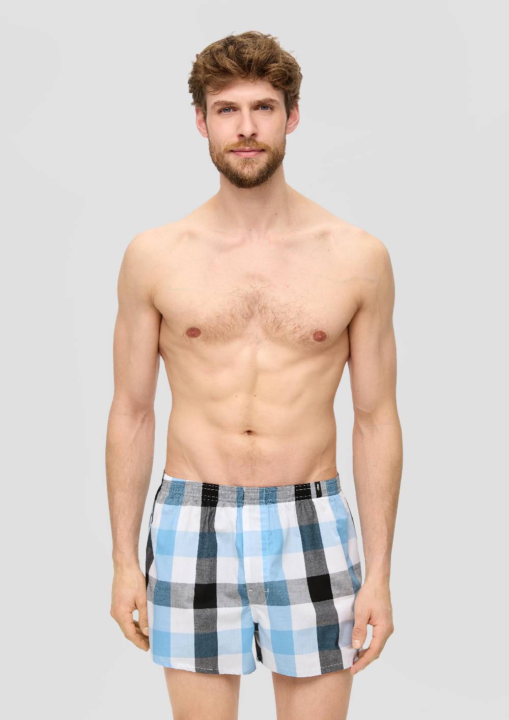 S.Oliver 2er-Pack Boxershorts Mit Karo-Muster