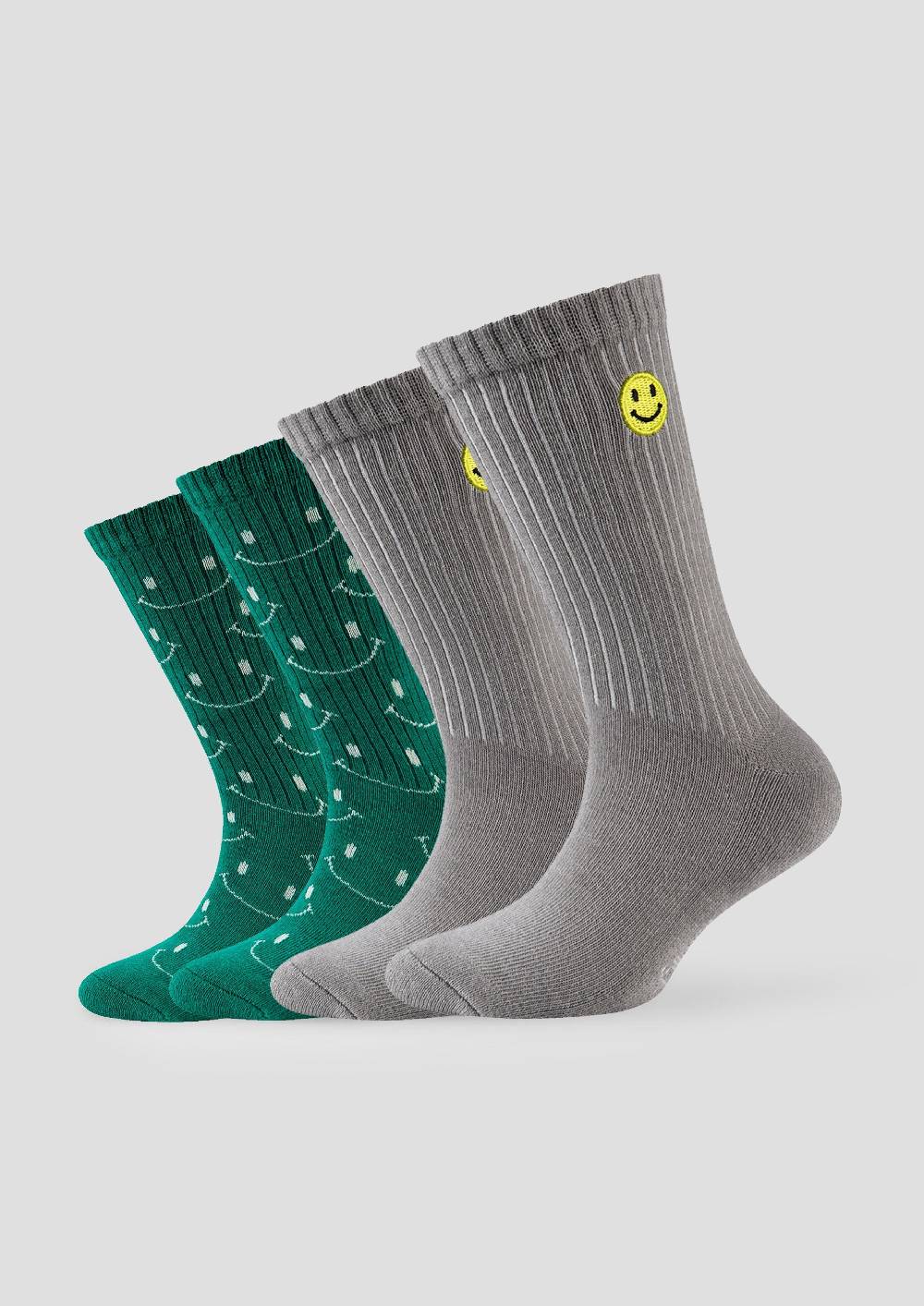 S.Oliver 2er-Pack Socken Mit Smiley-Details