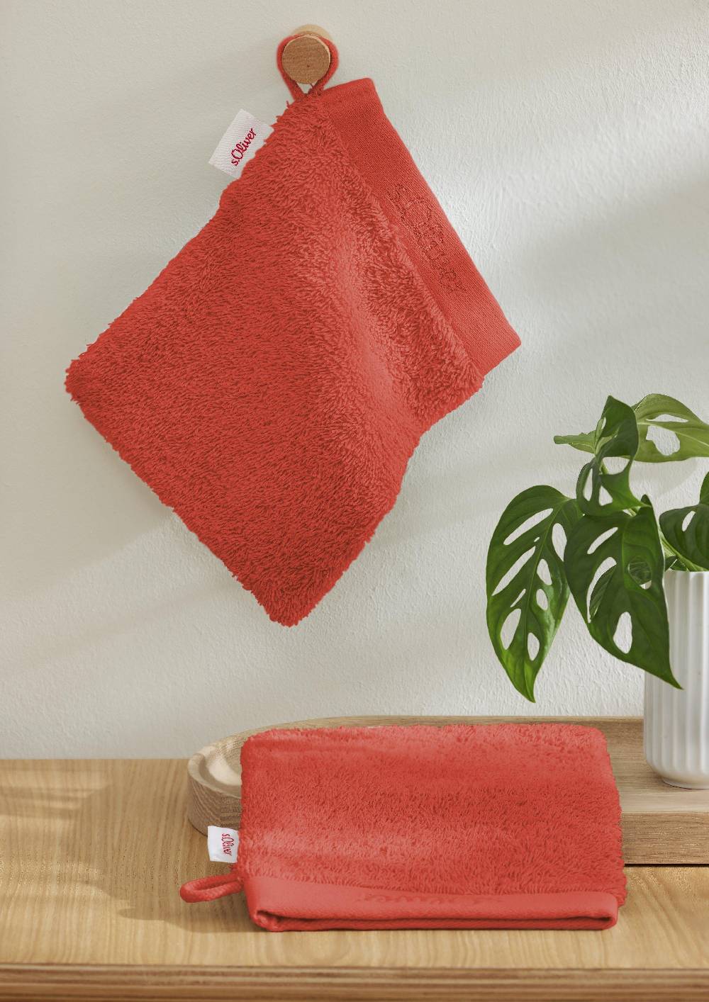 S.Oliver 2er-Pack Waschhandschuh