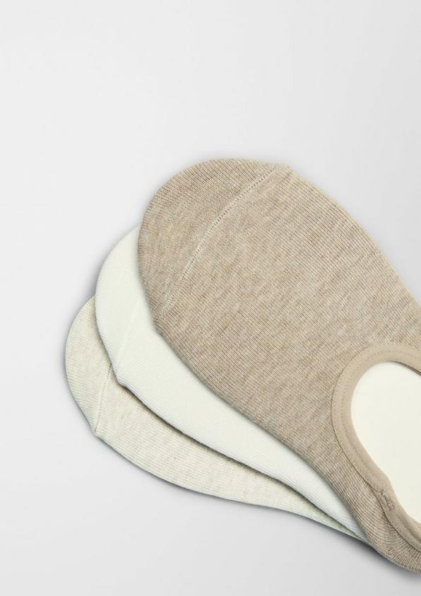 s.Oliver 3er-Pack Füßlinge aus Baumwollmix