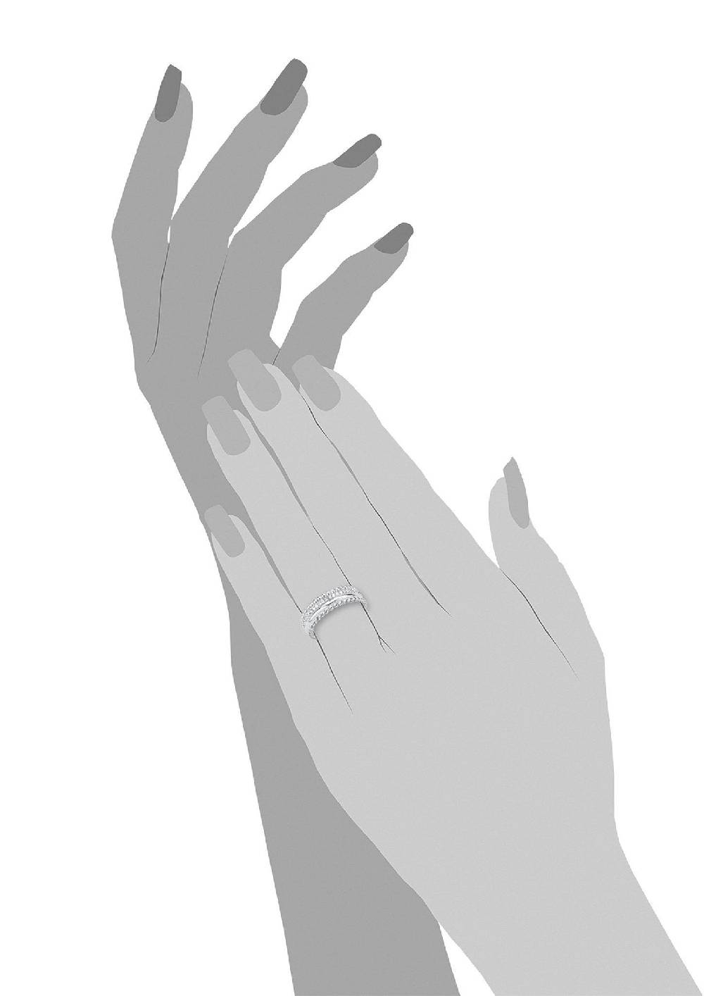 S.Oliver 4er Set Ringe Aus Sterling Silber