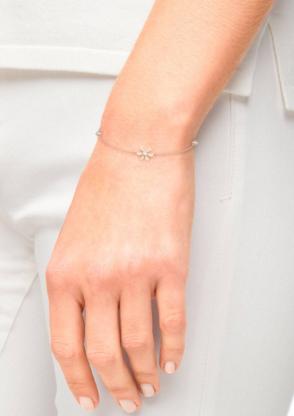 S.Oliver Armband In Blumen-Optik